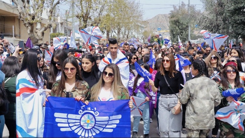 Celebration of Akitu (Assyrian Babylonian New Year) Duhok, April 1, 2022-Photo Kurmanj Nhili.